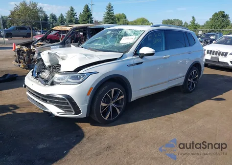 2022 Volkswagen Tiguan 2.0T Sel R-Line из США, поврежденный, VIN 3VV4B7AXXNM103836